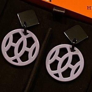 Hermes Havana Earrings